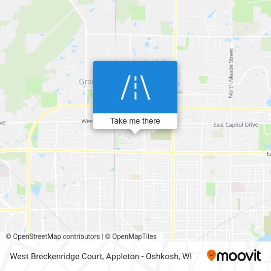 West Breckenridge Court map