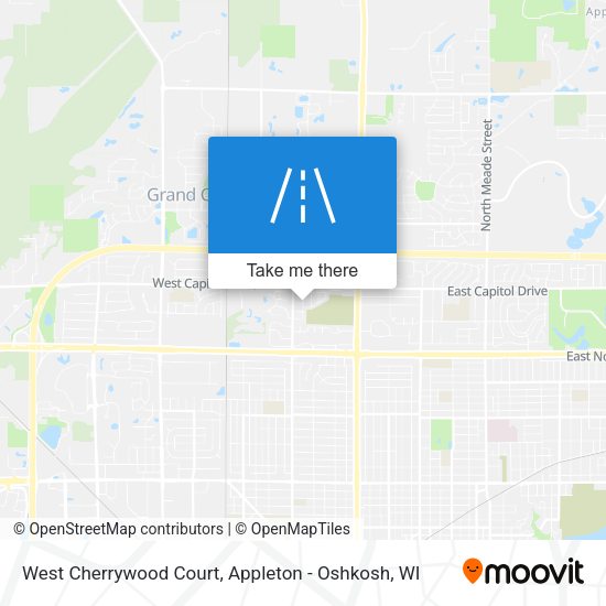 Mapa de West Cherrywood Court