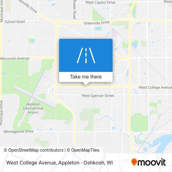 West College Avenue map