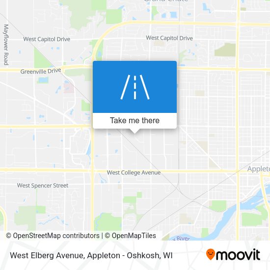 Mapa de West Elberg Avenue