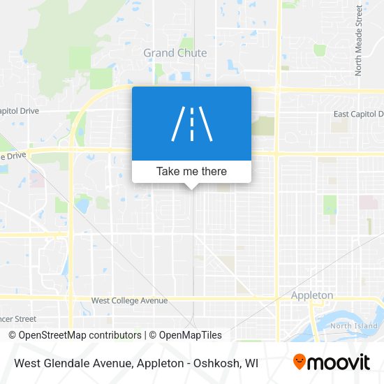 Mapa de West Glendale Avenue