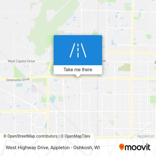 West Highway Drive map