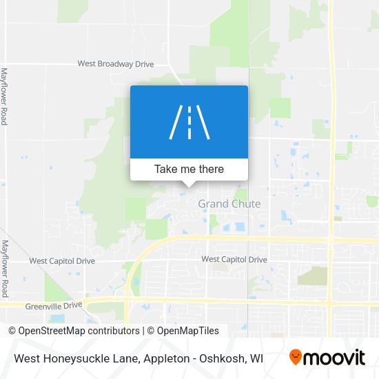 Mapa de West Honeysuckle Lane