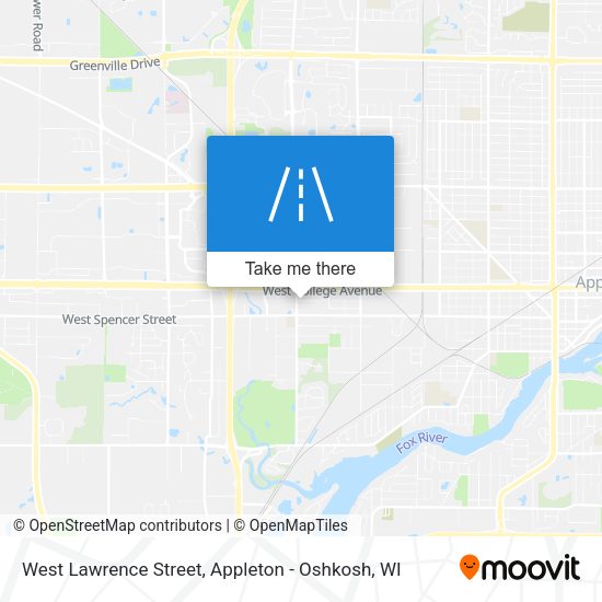 West Lawrence Street map