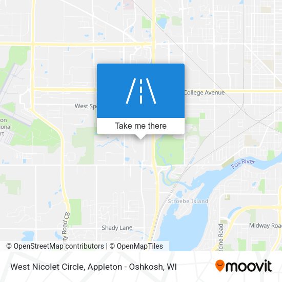 West Nicolet Circle map