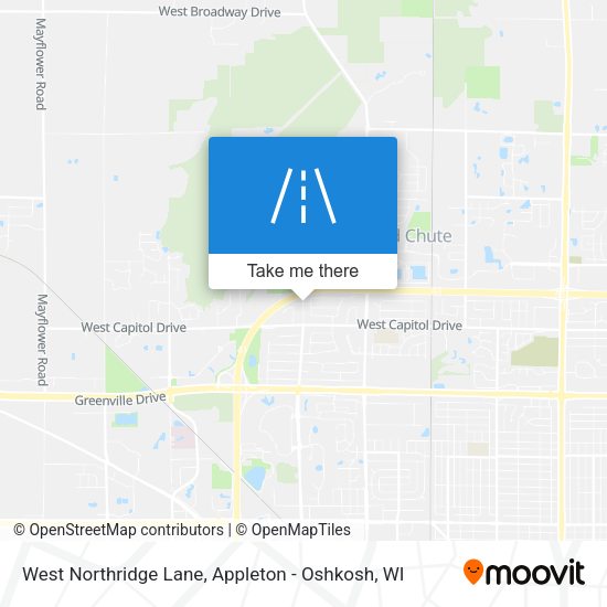 Mapa de West Northridge Lane