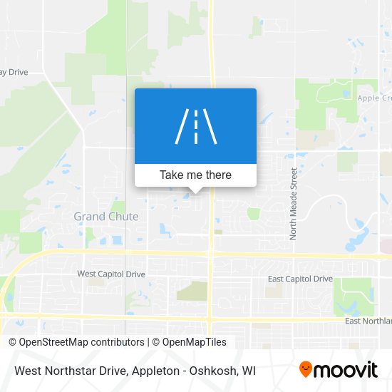West Northstar Drive map