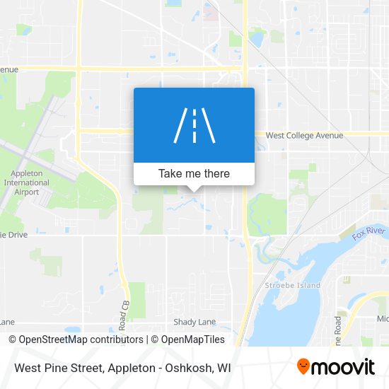 Mapa de West Pine Street