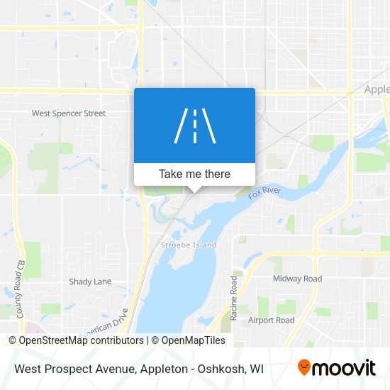 Mapa de West Prospect Avenue