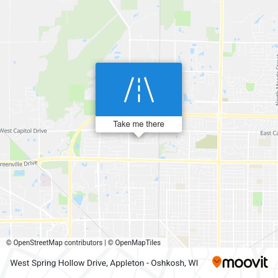 Mapa de West Spring Hollow Drive