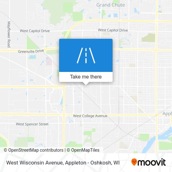 West Wisconsin Avenue map