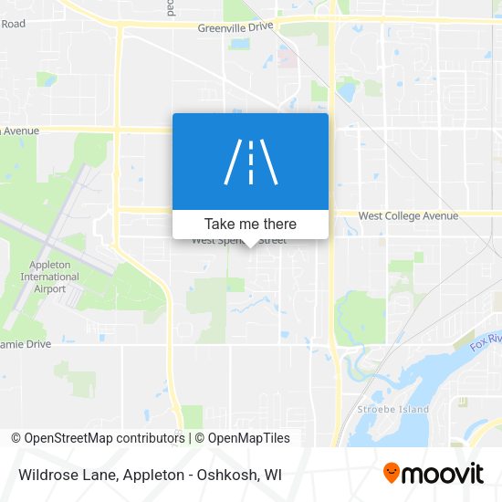 Wildrose Lane map