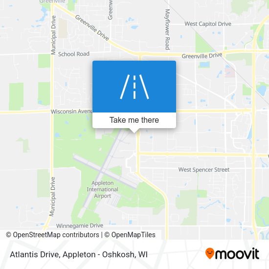 Atlantis Drive map