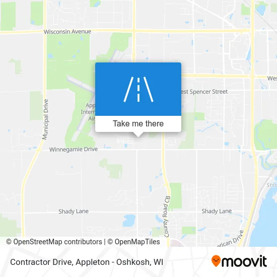 Contractor Drive map