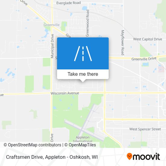 Craftsmen Drive map
