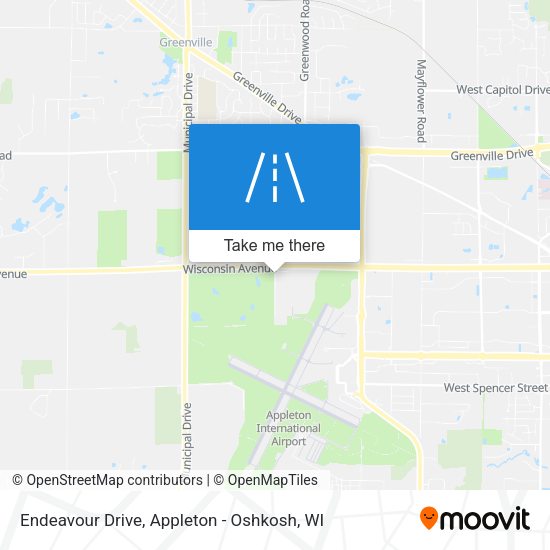 Mapa de Endeavour Drive