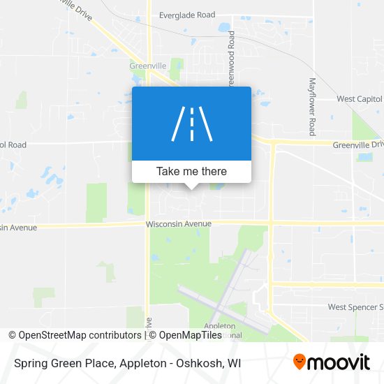 Spring Green Place map