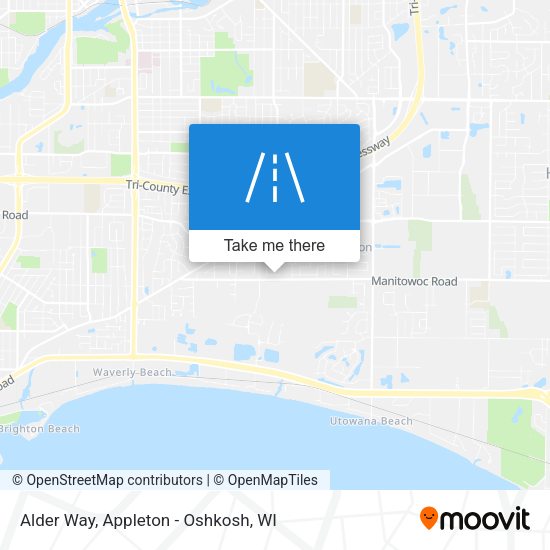 Alder Way map