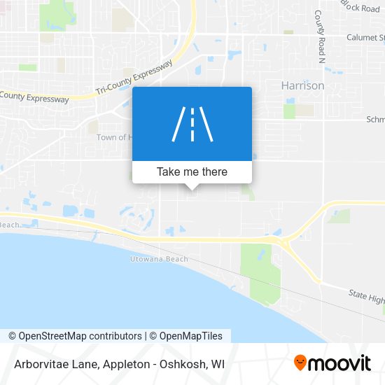 Arborvitae Lane map