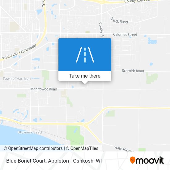 Blue Bonet Court map