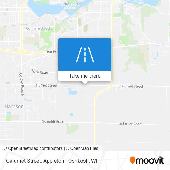 Mapa de Calumet Street