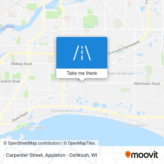 Carpenter Street map