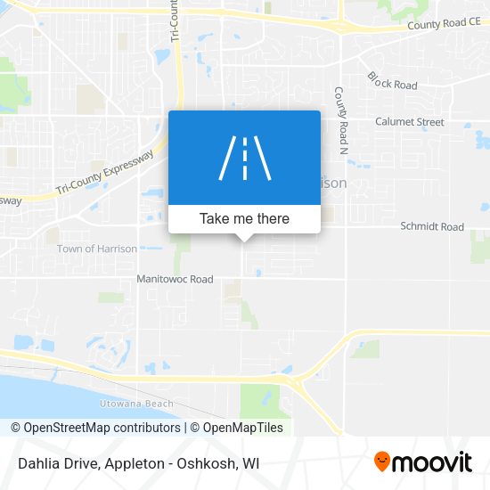 Dahlia Drive map