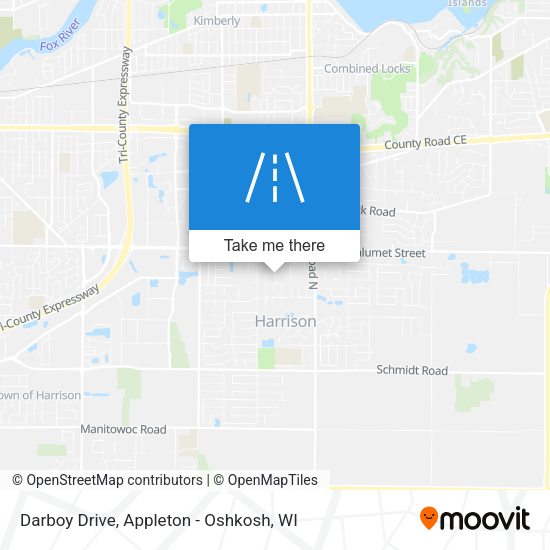 Mapa de Darboy Drive
