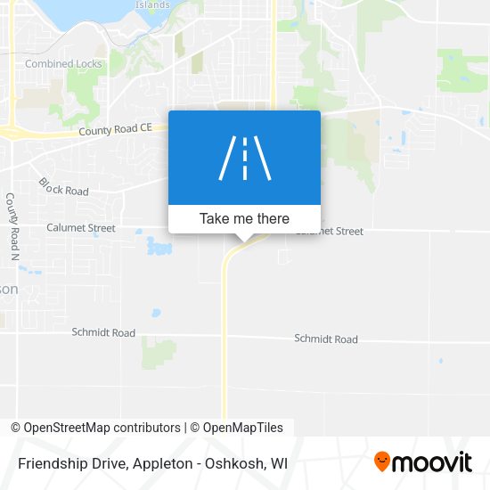 Mapa de Friendship Drive