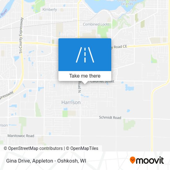 Mapa de Gina Drive