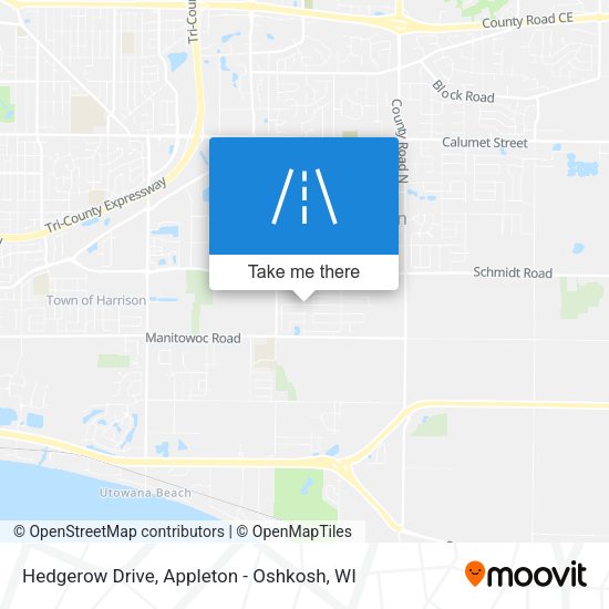 Mapa de Hedgerow Drive