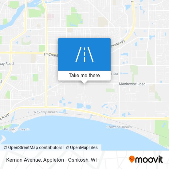 Kernan Avenue map