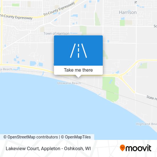 Lakeview Court map