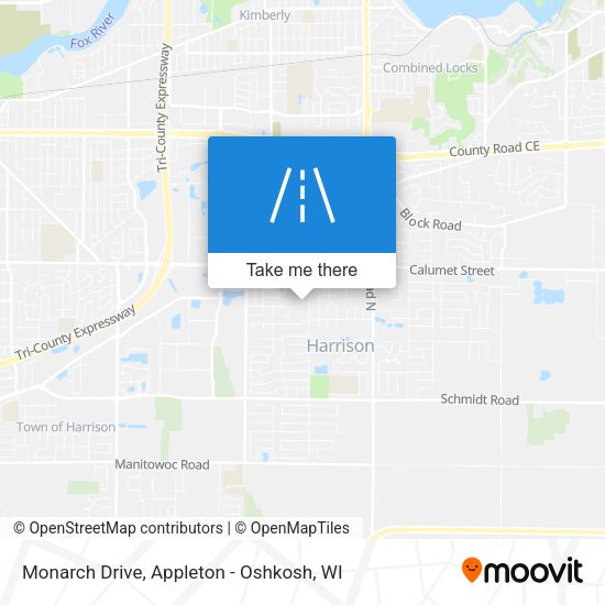 Monarch Drive map