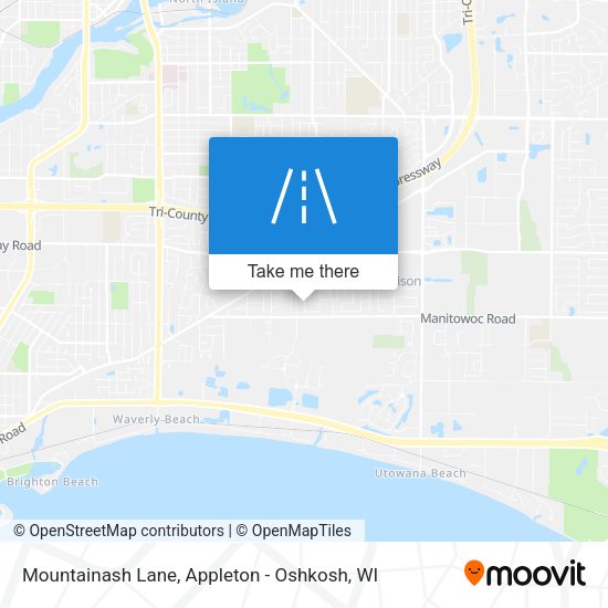Mapa de Mountainash Lane