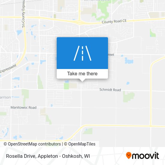Rosella Drive map