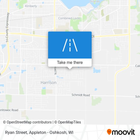 Ryan Street map