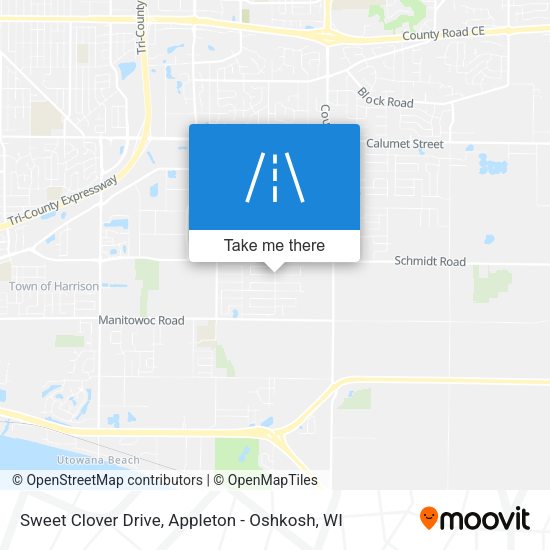 Mapa de Sweet Clover Drive