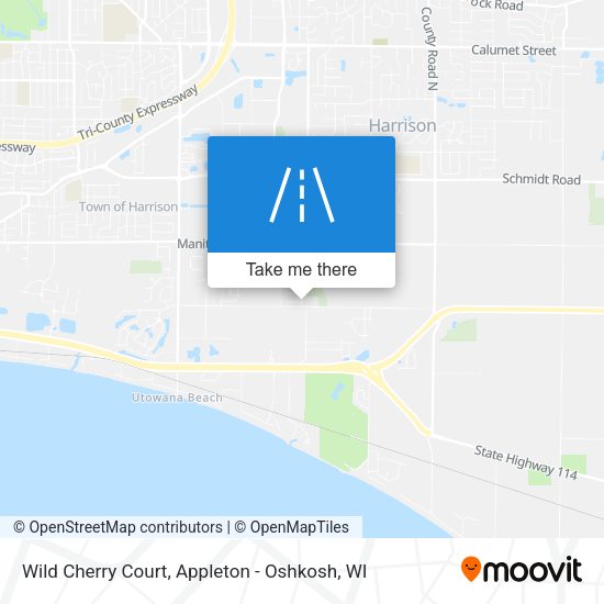 Wild Cherry Court map