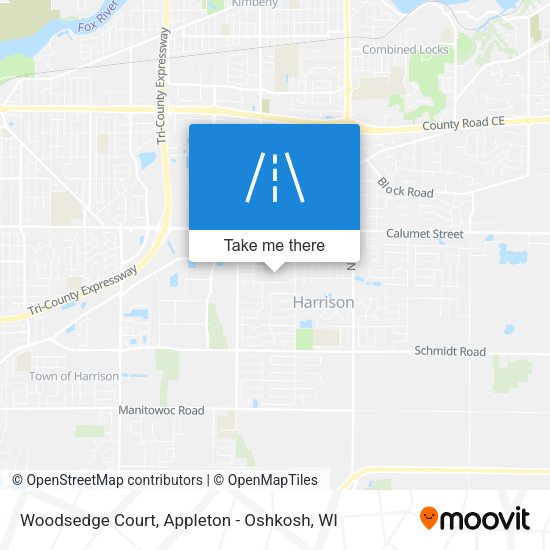 Mapa de Woodsedge Court