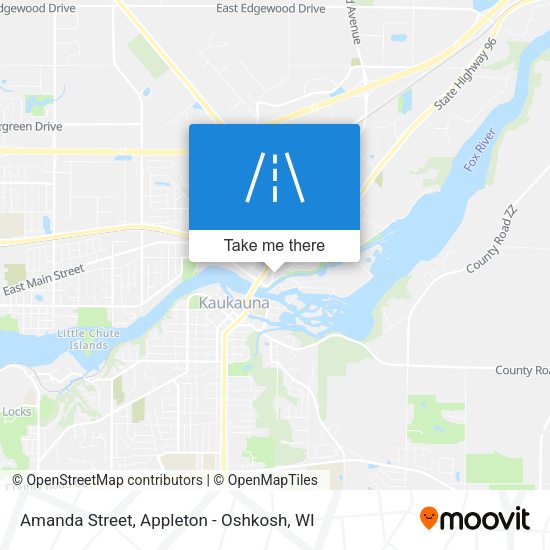 Mapa de Amanda Street