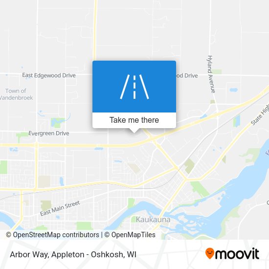Arbor Way map