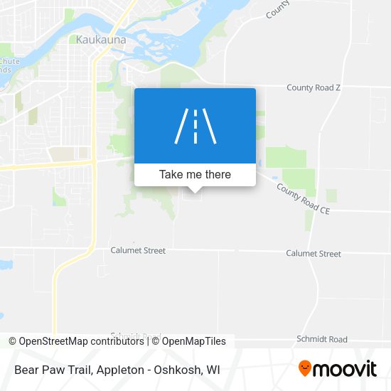 Bear Paw Trail map