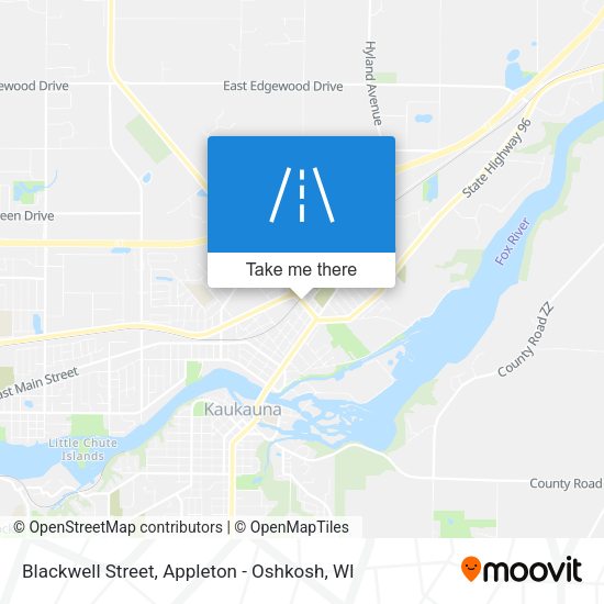 Blackwell Street map