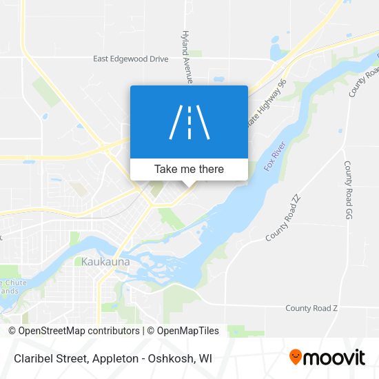 Claribel Street map