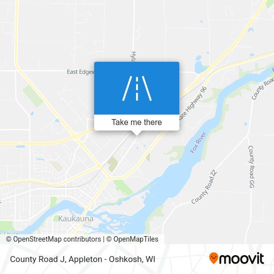 Mapa de County Road J