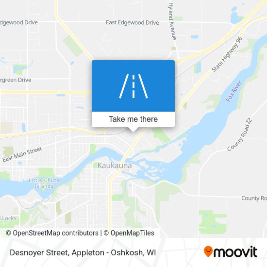 Desnoyer Street map