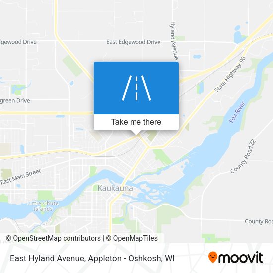 Mapa de East Hyland Avenue