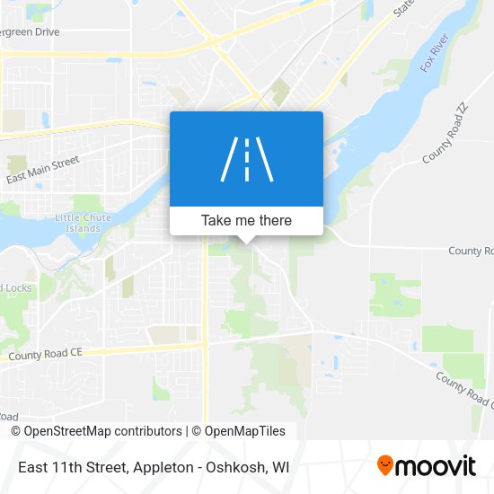 Mapa de East 11th Street
