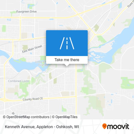 Kenneth Avenue map